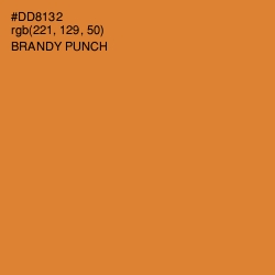 #DD8132 - Brandy Punch Color Image